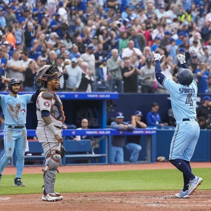 Gausman strikes out 13, Springer, Varsho and Bichette homer as Jays top Astros 5-1